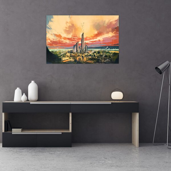 Slika - Oslikani grad (90x60 cm)