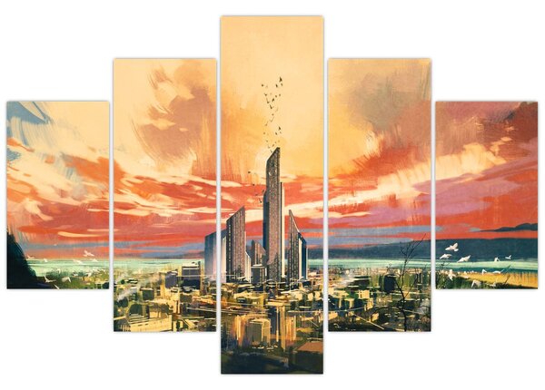 Slika - Oslikani grad (150x105 cm)