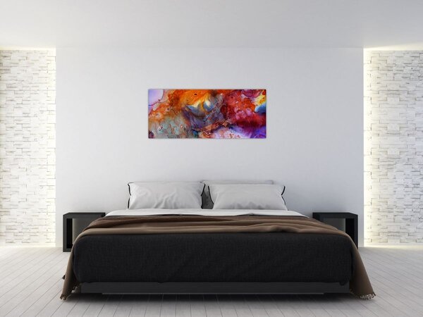 Slika - Apstraktna umjetnost tinte (120x50 cm)