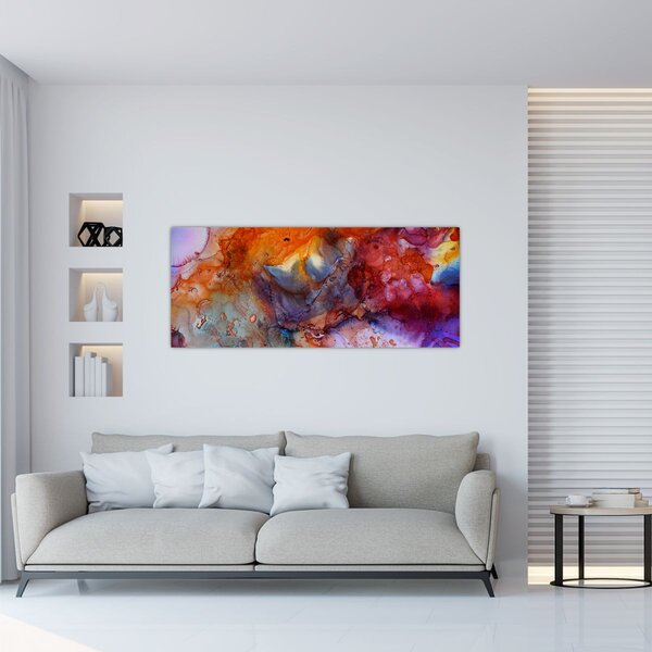 Slika - Apstraktna umjetnost tinte (120x50 cm)