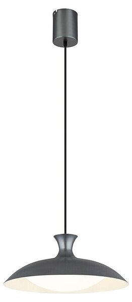 Globo LED viseća svjetiljka Rocha (Ø x V: 40 x 150 cm, Siva)