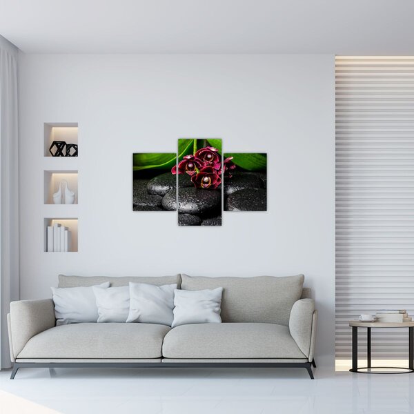 Slika - Kamenje od lave (90x60 cm)