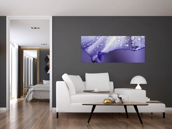 Slika - Latica s kapljicama (120x50 cm)