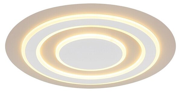 Globo Okrugla stropna LED svjetiljka Jayden (40 W, Ø x V: 48 x 4,3 cm, Bijela, Bijela, Topla bijela)