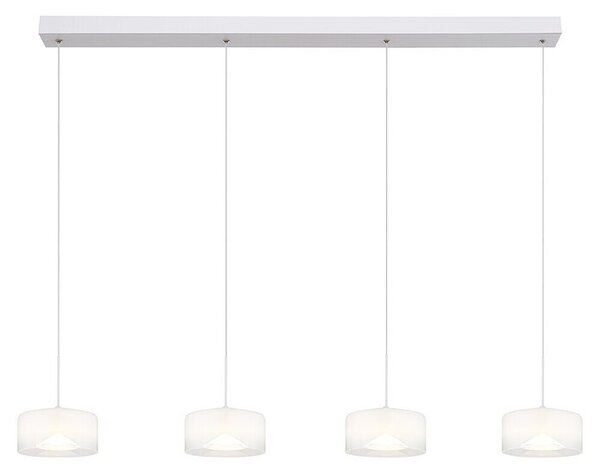 Globo LED viseća svjetiljka Belinda (24 W, D x Š x V: 1.050 x 150 x 1.500 mm, Bijela)