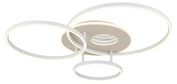 Globo LED stropna svjetiljka Invertina (40 W, D x Š x V: 807 x 700 x 130 mm, Bež)