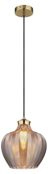 Globo Viseća svjetiljka Jessica (60 W, Ø x V: 25 x 120 cm, Zlatna)