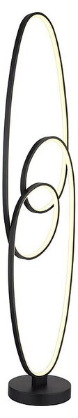 Globo LED stajaća svjetiljka Spira (39 W, Visina: 1.220 mm, Crna)
