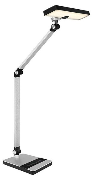 Globo Stolna svjetiljka Dally (9 W, D x Š x V: 400 x 270 x 820 mm, Srebrna)
