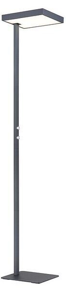 Globo LED stajaća svjetiljka Barker (45 W, Visina: 1.848 mm, Siva)
