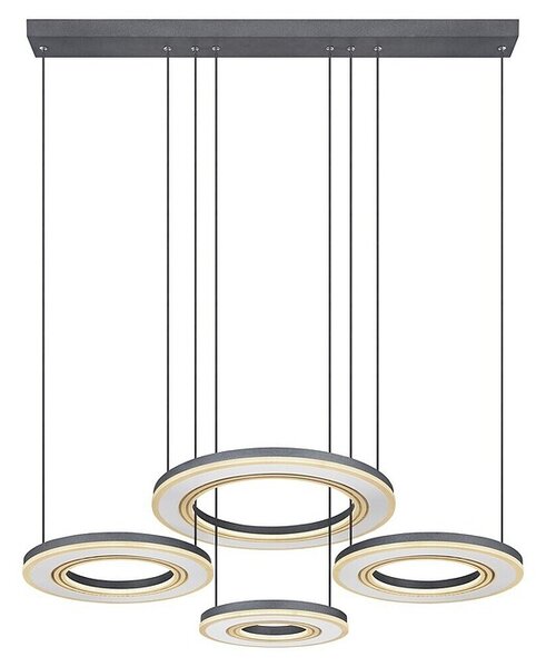 Globo Viseća LED svjetiljka Blasius (80 W, D x Š x V: 1.000 x 500 x 1.200 mm, Crna)