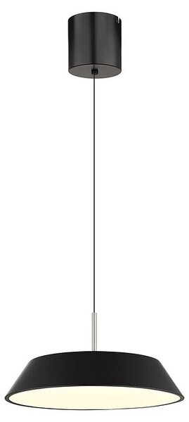 Globo LED viseća svjetiljka Silena (24 W, Ø x V: 400 cm x 1.800 mm, Crna, Topla bijela)