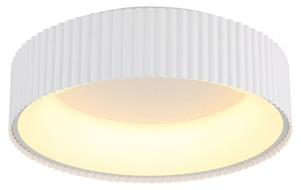 Globo Okrugla stropna LED svjetiljka Kemp (45 W, Ø x V: 460 x 130 mm, Bijela, Topla bijela)