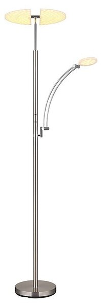 Globo LED stajaća svjetiljka Tirana (40 W, Visina: 1.830 mm, Srebrna)