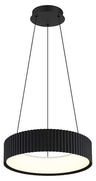 Globo Okrugla viseća svjetiljka Kemp (45 W, Ø x V: 460 x 1.200 mm, Crna)