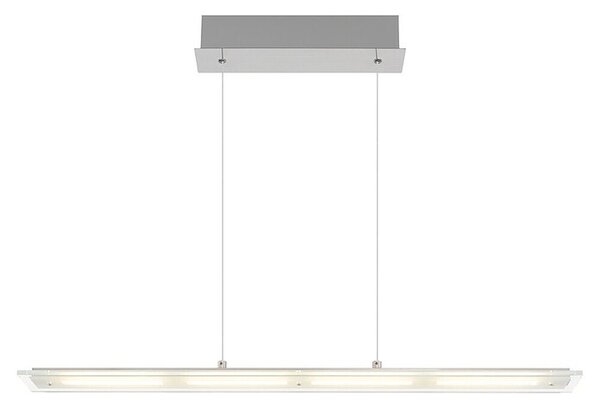 Globo LED viseća svjetiljka Novak (20 W, Siva, Hladna bijela, D x Š x V: 880 x 90 x 1.500 mm)