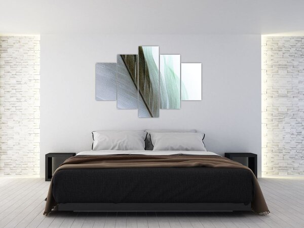 Slika - Perje, makro (150x105 cm)
