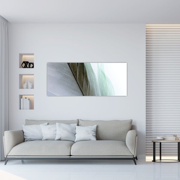 Slika - Perje, makro (120x50 cm)