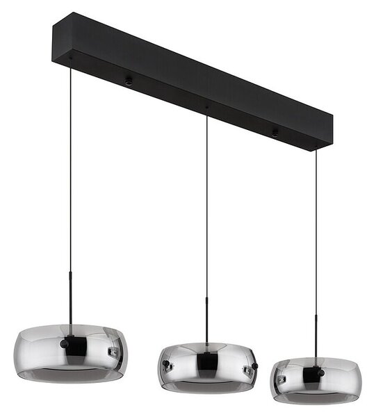 Globo LED viseća svjetiljka Livion (30 W, Crna, D x Š x V: 850 x 200 x 1.200 mm)