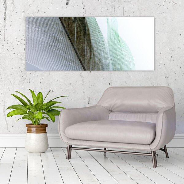 Slika - Perje, makro (120x50 cm)