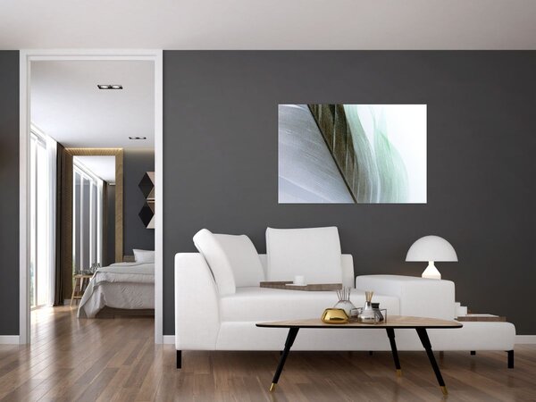 Slika - Perje, makro (90x60 cm)