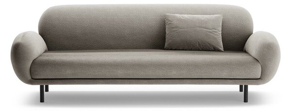 Siva sofa od bouclé tkanine 208 cm Poppy – Micadoni