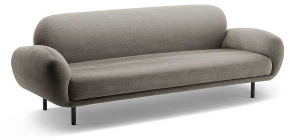 Siva sofa od bouclé tkanine 208 cm Poppy – Micadoni