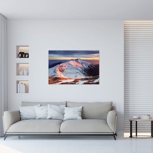 Slika - Zimska planinska panorama II. (90x60 cm)