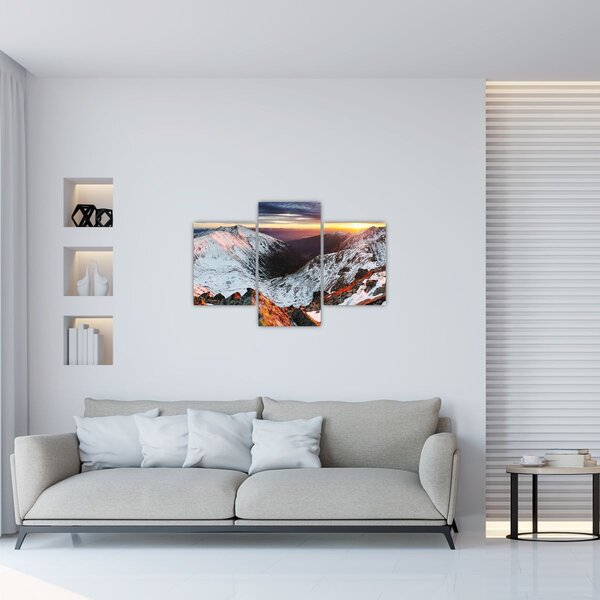 Slika - Zimska planinska panorama (90x60 cm)