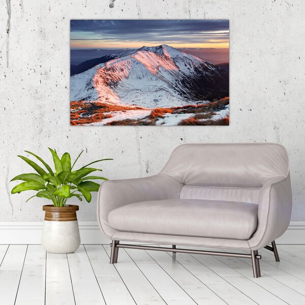 Slika - Zimska planinska panorama II. (90x60 cm)