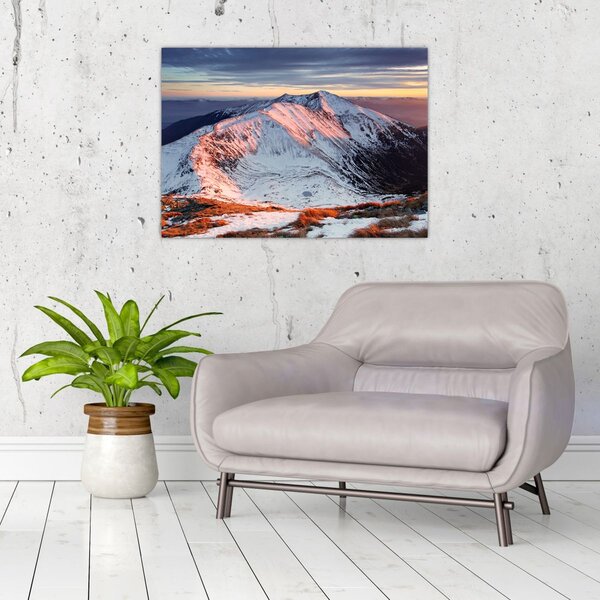 Slika - Zimska planinska panorama II. (70x50 cm)