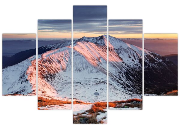 Slika - Zimska planinska panorama II. (150x105 cm)