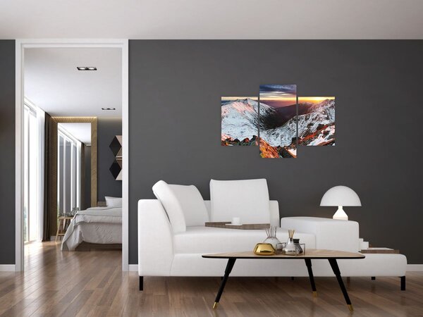 Slika - Zimska planinska panorama (90x60 cm)