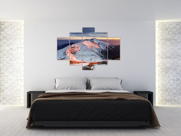 Slika - Zimska planinska panorama II. (150x105 cm)