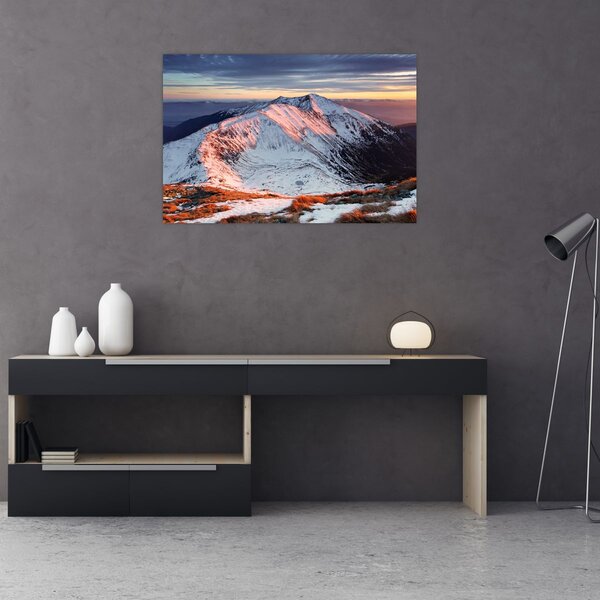 Slika - Zimska planinska panorama II. (90x60 cm)