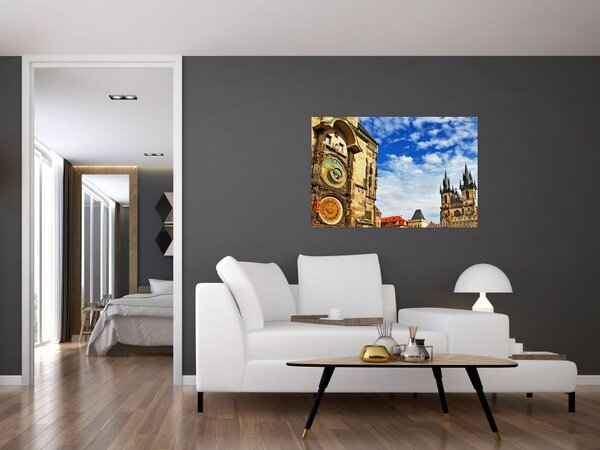 Slika - Praški astronomski sat (90x60 cm)