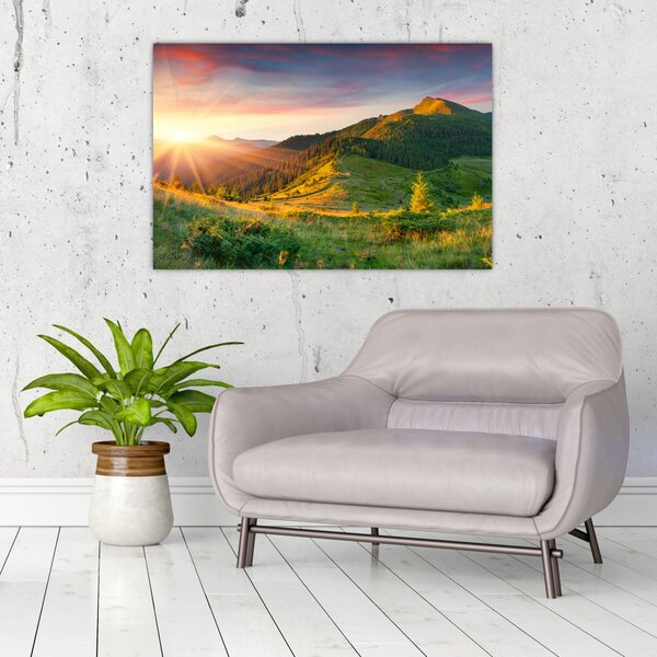 Slika - Ljetni krajolik (90x60 cm)