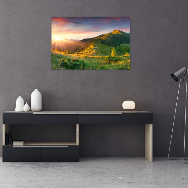 Slika - Ljetni krajolik (90x60 cm)