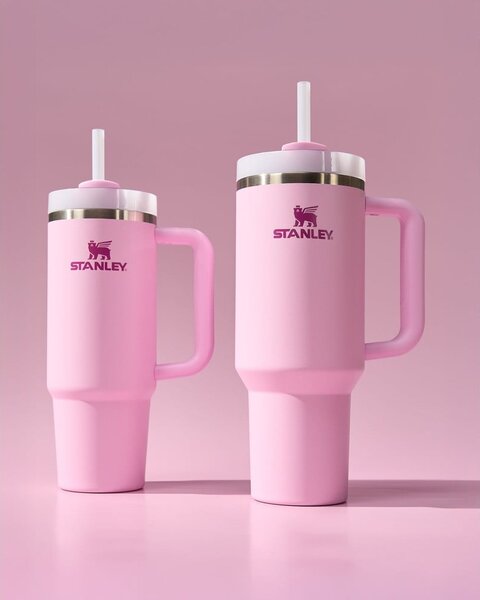 Ružičasta termosica od nehrđajućeg čelika sa slamkom 1,18 l Quencher H2.0 FlowState Tumbler Cherry Blossom – Stanley