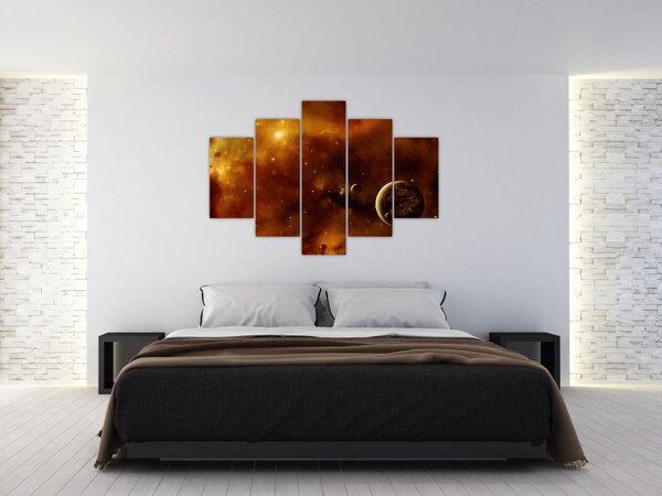 Slika - Planeti s maglicom (150x105 cm)