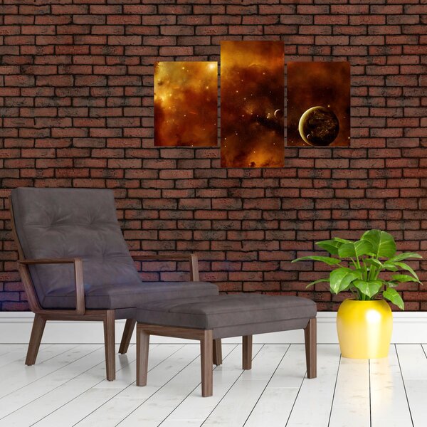 Slika - Planeti s maglicom (90x60 cm)