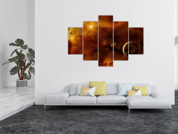 Slika - Planeti s maglicom (150x105 cm)