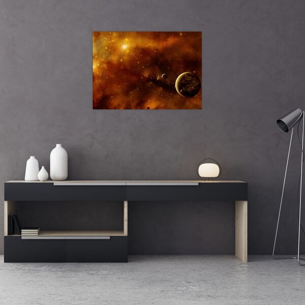 Slika - Planeti s maglicom (70x50 cm)
