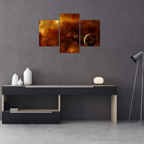 Slika - Planeti s maglicom (90x60 cm)