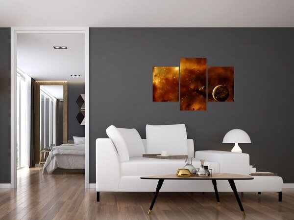 Slika - Planeti s maglicom (90x60 cm)