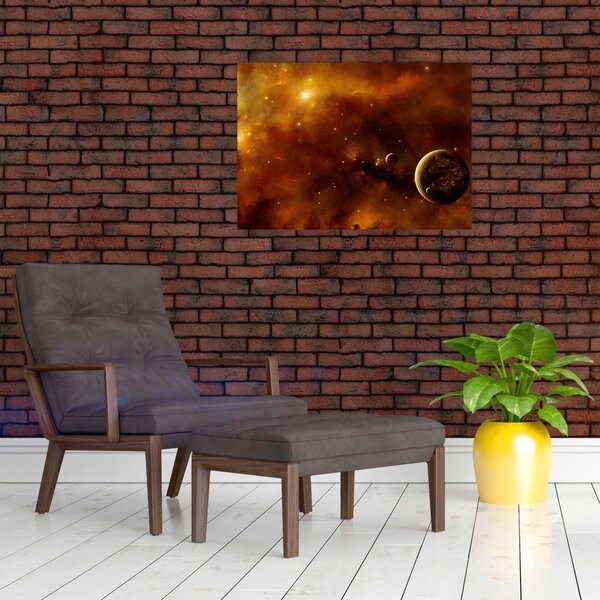Slika - Planeti s maglicom (70x50 cm)
