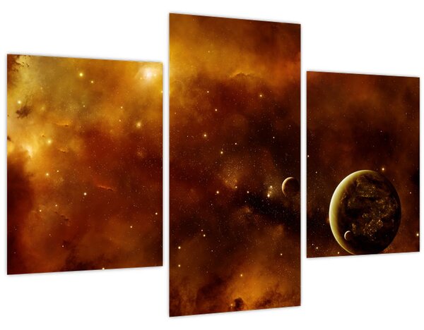 Slika - Planeti s maglicom (90x60 cm)