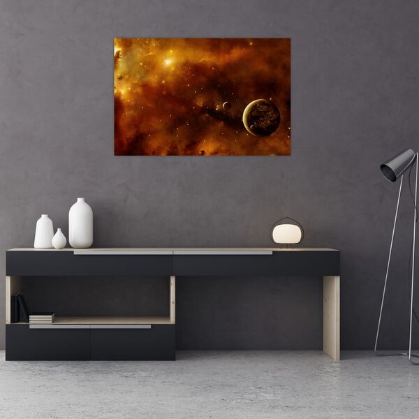 Slika - Planeti s maglicom (90x60 cm)