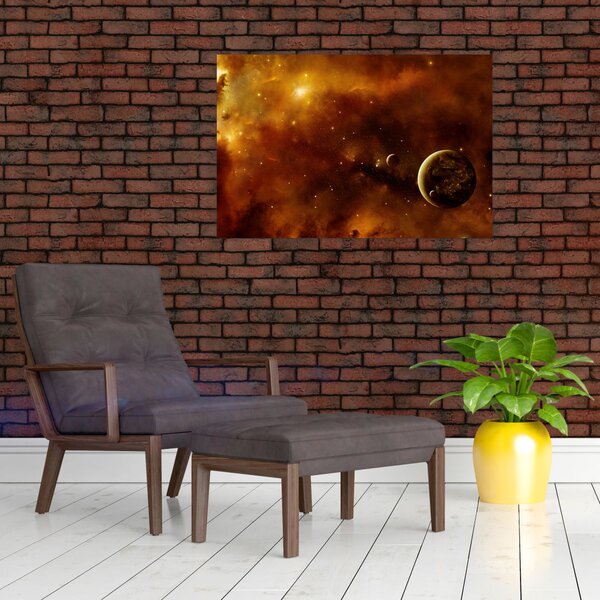 Slika - Planeti s maglicom (90x60 cm)