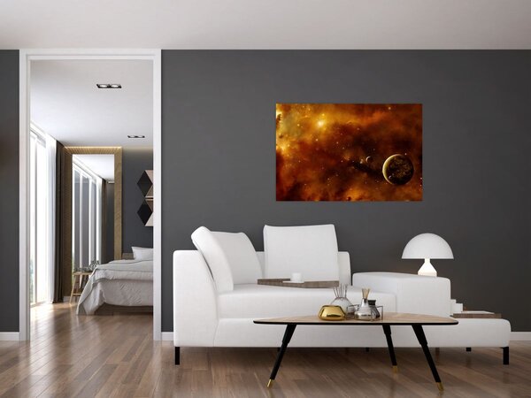 Slika - Planeti s maglicom (90x60 cm)